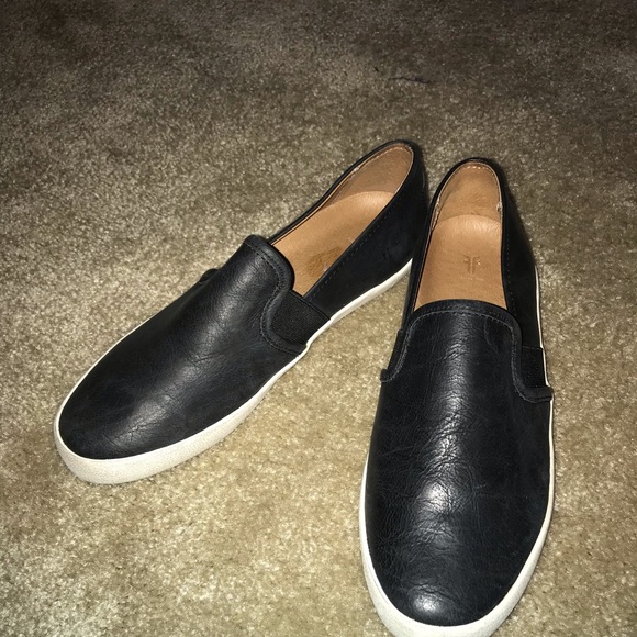 Frye Walking Shoes-Navy Blue - Picture 1 of 5